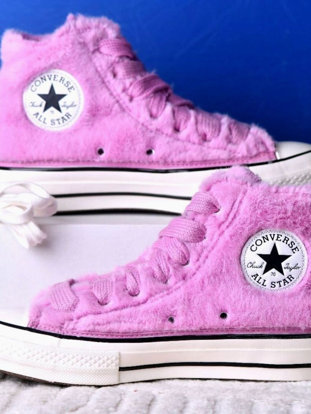New! Size: 7.5 Women | Converse Chuck 70 Faux Fur | A13382C